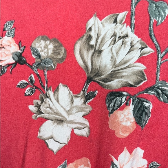 Charter Club Coral Floral Blouse - Picture 9 of 9